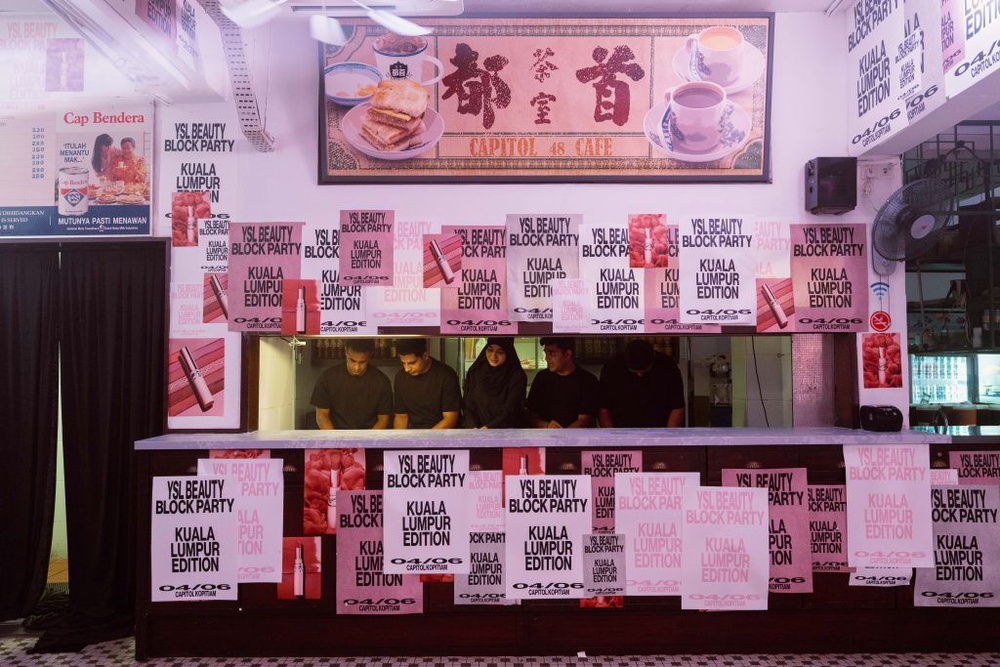 Image from: What went down at the YSL Beauty Block Party KL Edition at Capitol Cafe