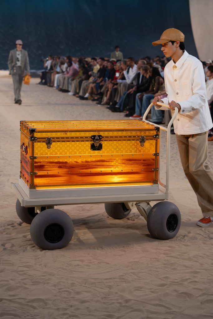 Image from: It’s surf’s up for Louis Vuitton Men’s Spring/Summer 2027 collection