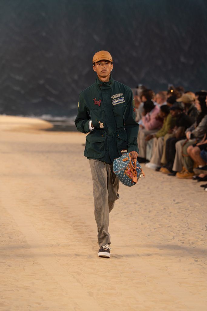 Image from: It’s surf’s up for Louis Vuitton Men’s Spring/Summer 2027 collection