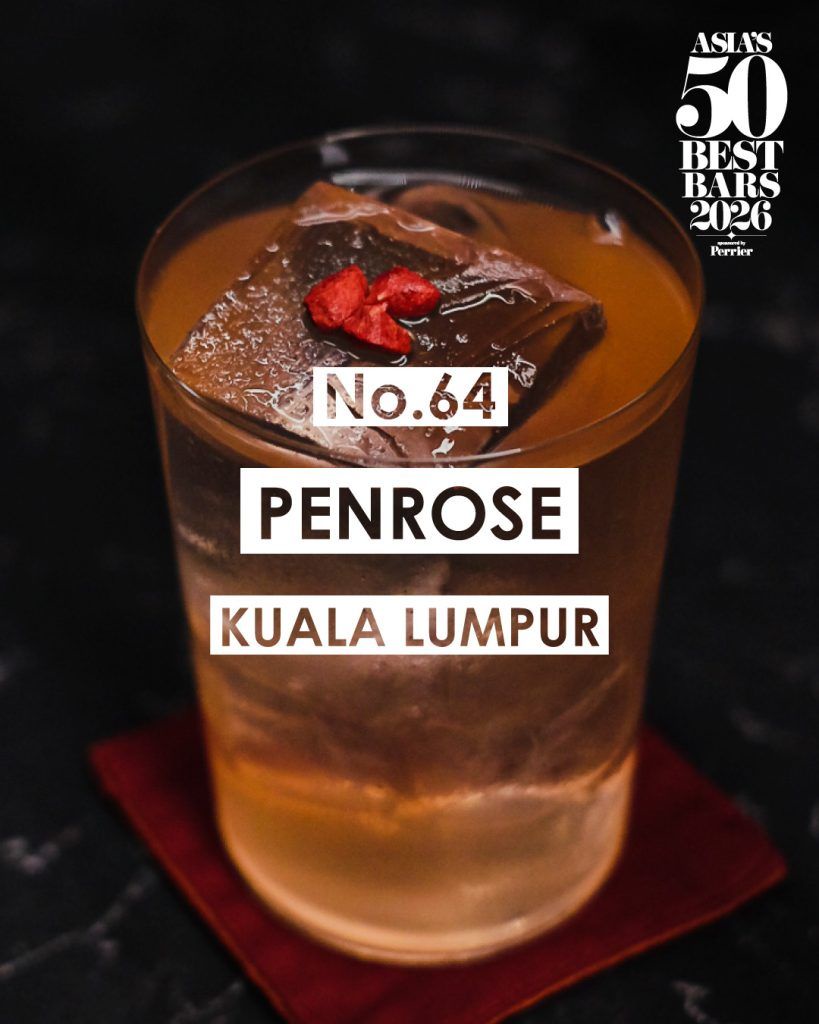 Image from: Five Malaysian bars made it on the Asia’s 50 Best Bars 51-100 list for 2026