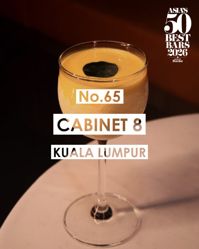Image from: Five Malaysian bars made it on the Asia’s 50 Best Bars 51-100 list for 2026