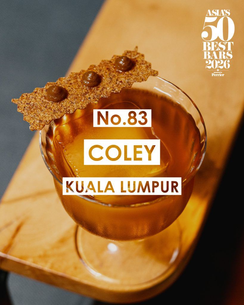 Image from: Five Malaysian bars made it on the Asia’s 50 Best Bars 51-100 list for 2026