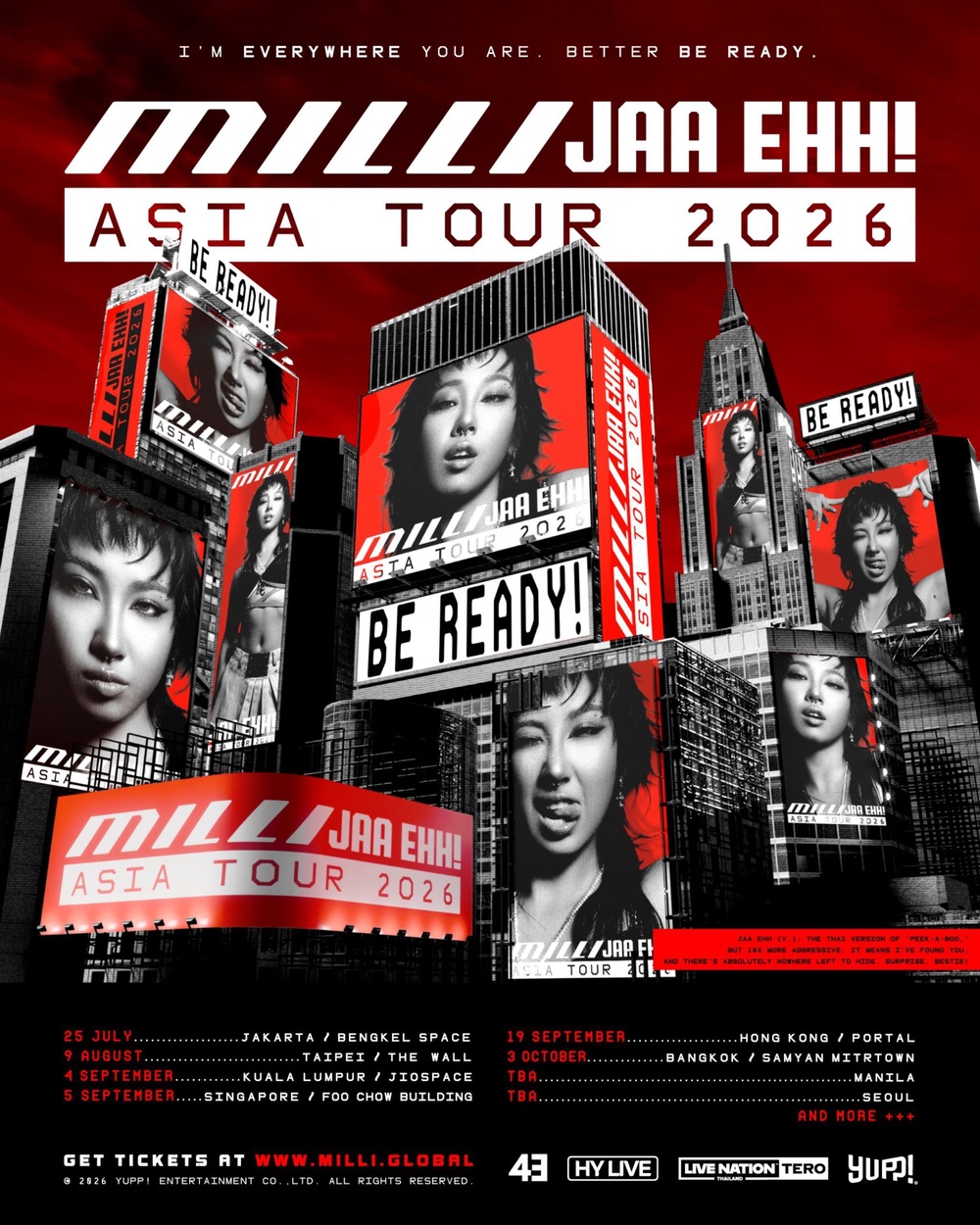 Image from: Q&A: MILLI is embarking on her first tour ever, and she’s ready to unleash her inner fighter