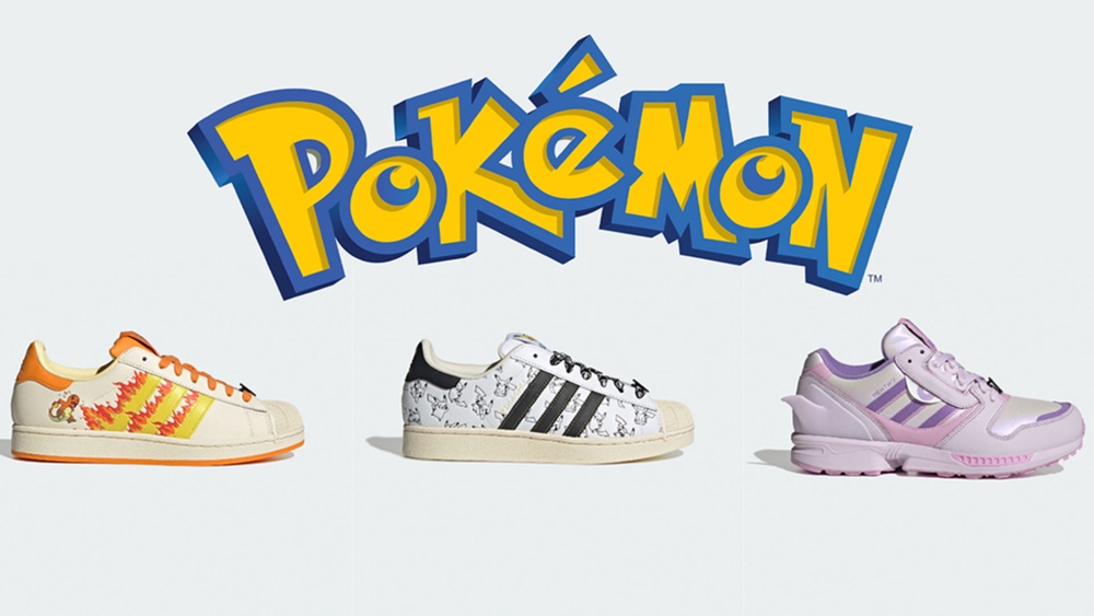 Pokémon Adidas 30th anniversary shoes