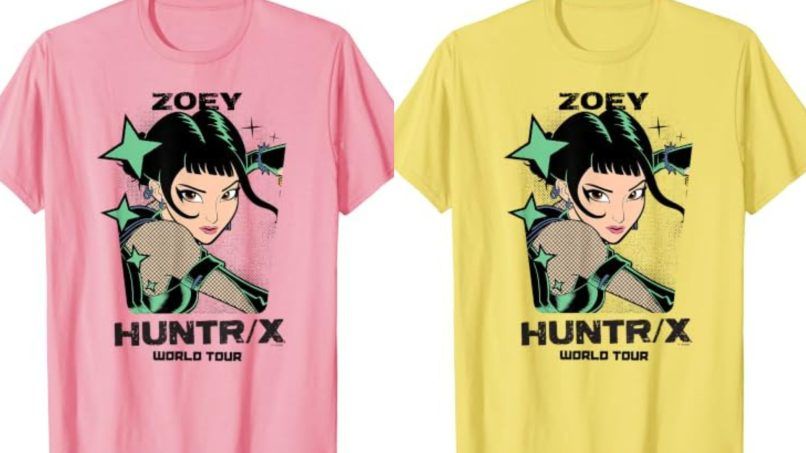 KPop Demon Hunters tour T Shirt collection
