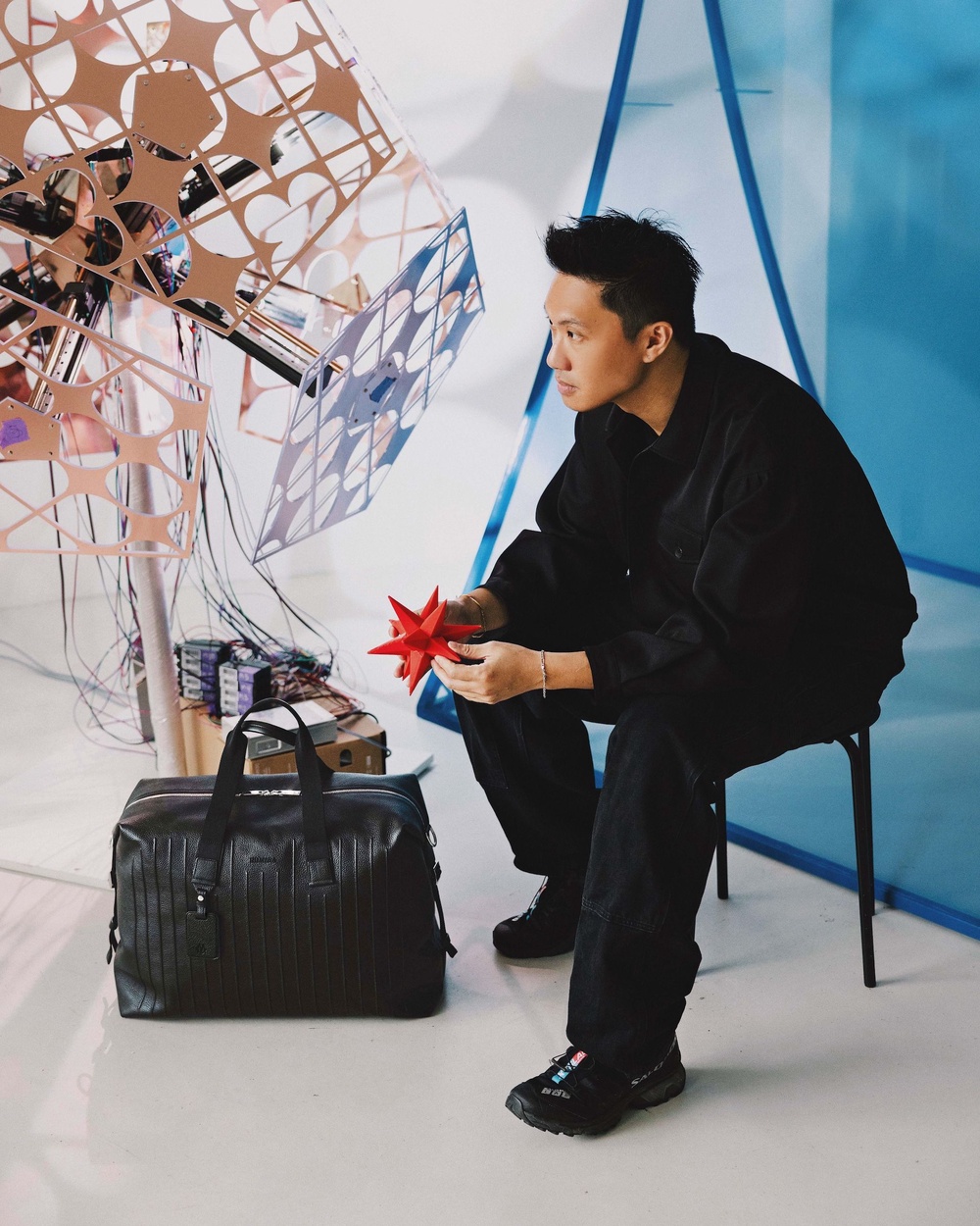 Image from: Light artist Jun Ong interprets beauty through tangible and intangible qualities of light