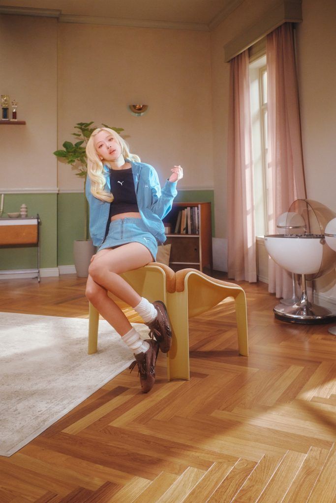 Image from: Rosé teams up with PUMA for a new special edition of its iconic Speedcat Croc