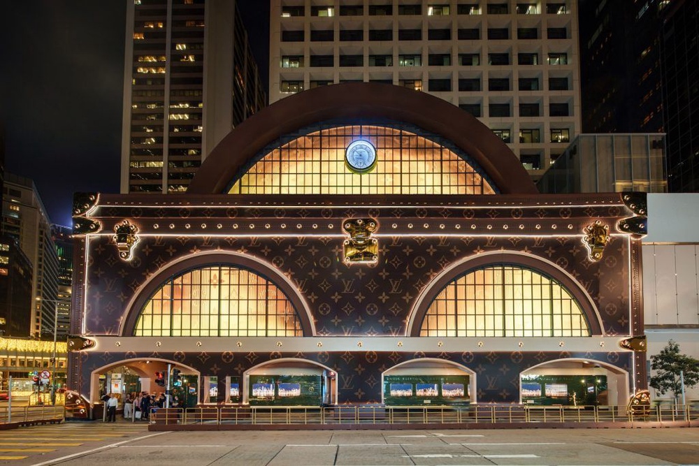 Image from: Louis Vuitton takes inspiration from the Art of Travel for Hong Kong facade