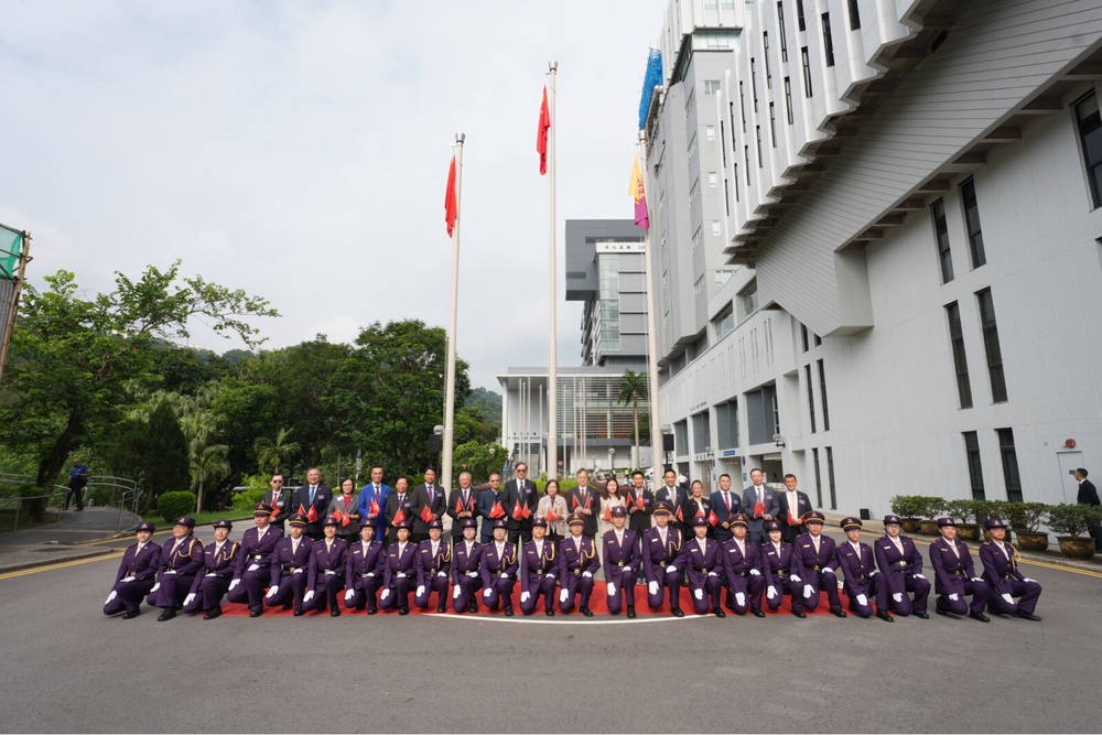 CUHK Flag-guard Team with guests