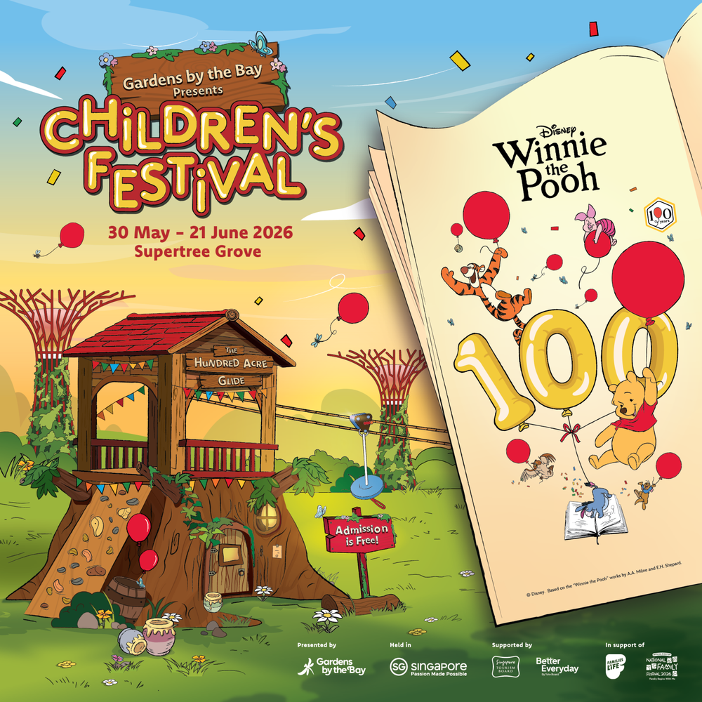 Gardens by the Bay's Children Festival featuring Disney's Winnie the Pooh