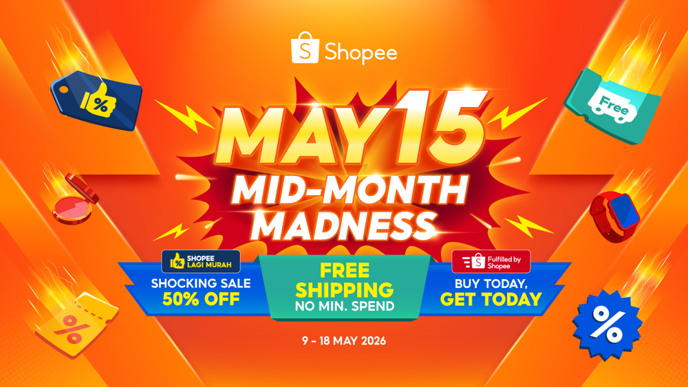 Shopee May 15 Mid Month Madness Visual