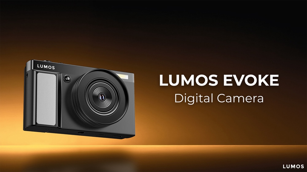 LUMOS EVOKE is an affordable S$149 digital camera designed for everyday photography, featuring 64MP photos, 4K video and built-in creative filters.