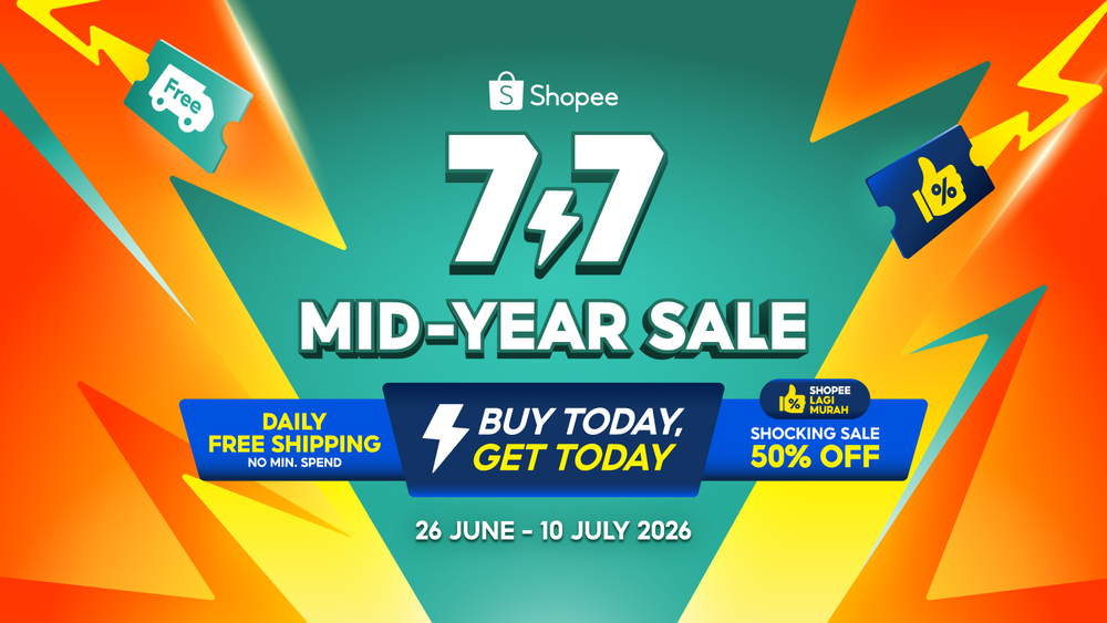 Shopee 7.7 Mid-Year Sale Visual