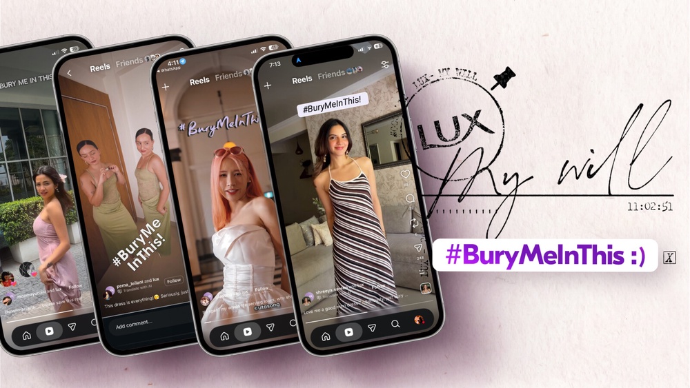 #LUXMyWill: Beauty Brand LUX Turns "#BuryMeInThis" From Social Media Trend Into Legal Declaration