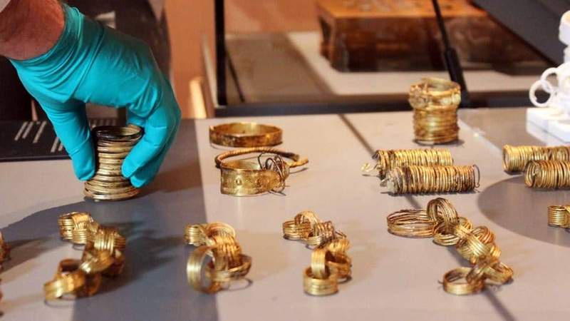Image from: Workers Found 117 Gold Artifacts Buried in Germany During Pipeline Construction, But the Biggest Mystery Is Why They Were Hidden