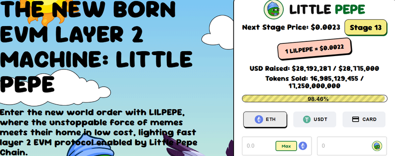 Image from: Little Pepe (LILPEPE) Presale Draws Attention Among Ethereum Meme Coin Investors