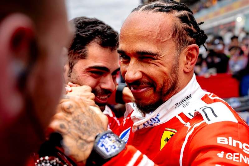 Image from: Lewis Hamilton explains why he will support Brazil and England at World Cup