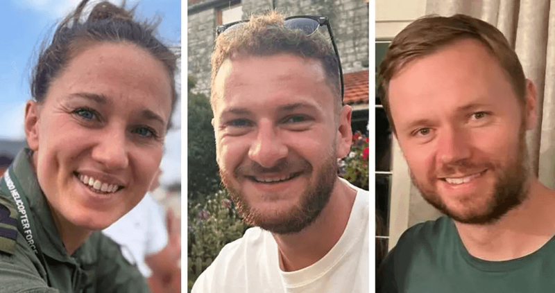 Image from: King Charles issues tribute to Royal Navy helicopter crew killed in crash