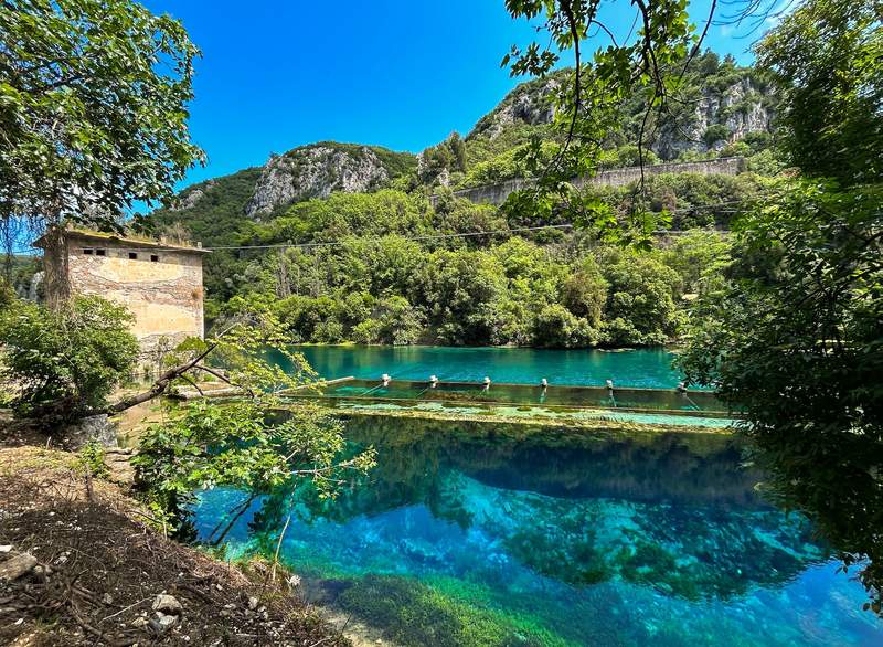 Image from: In Italy, this hidden river is a well-kept secret spot where locals go swimming in the summer