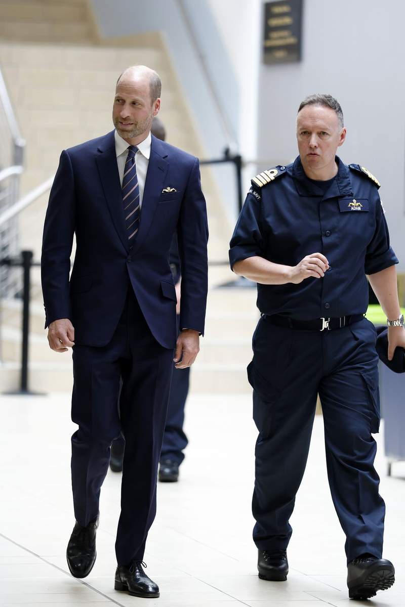 Image from: Prince William celebrates 125 years of the Royal Navy Submarine Service in Scotland