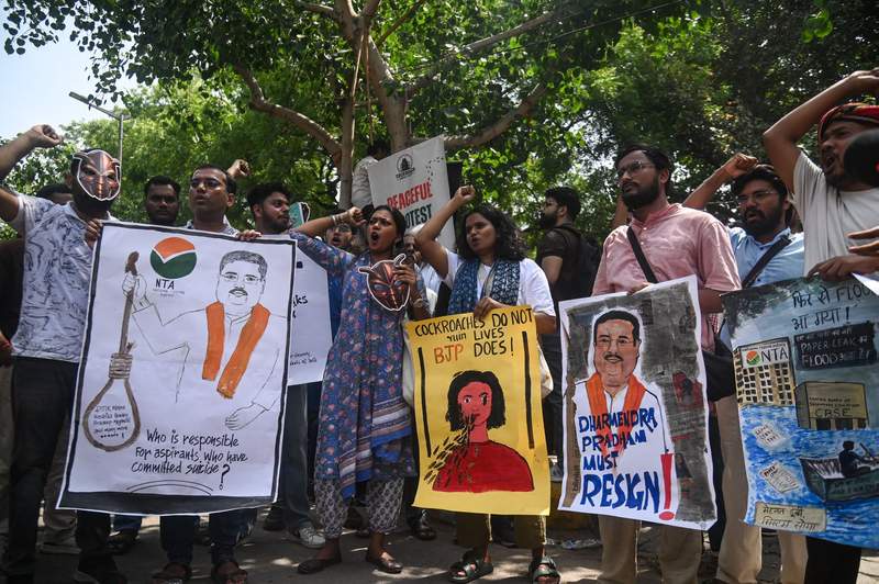 Image from: India's viral 'cockroach' youth movement takes to the streets of Delhi