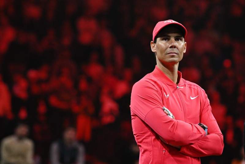 Image from: Rafael Nadal says he ‘almost never’ plays tennis after retirement