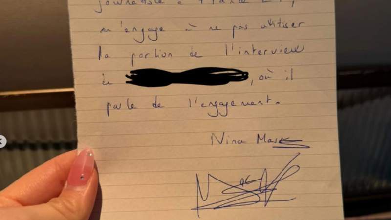 Image from: FRANCE 24 journalists forced to sign NDA after asking about open letter against media mogul Bolloré