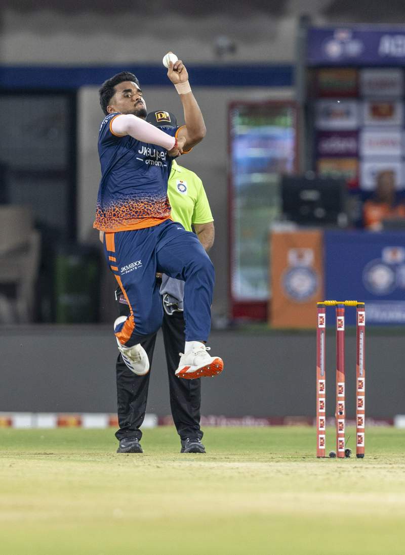 Image from: Gwalior Cheetahs and RCB pacer Mangesh Yadav speaks on practice game face-off with Kohli, his bond with Jacob Duffy during IPL 2026