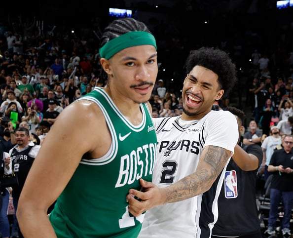Image from: Celtics guard makes heartwarming admission about brother Dylan Harper in the 2026 NBA Finals