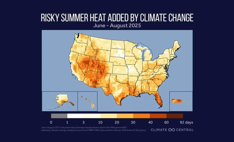 Image from: Temperatures Are Rewriting Summer Records Across These Major U.S. Cities