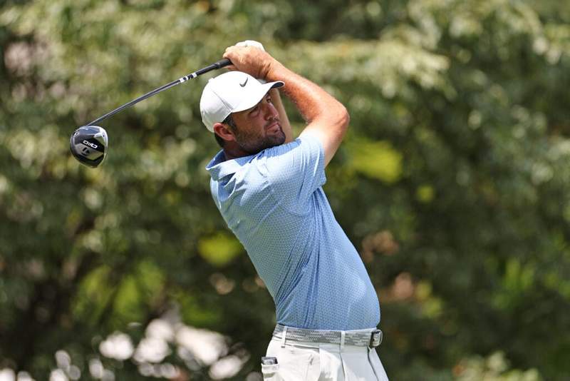 Image from: Scottie Scheffler becomes only the second man after Tiger Woods to achieve PGA Tour feat since 1983 after Memorial