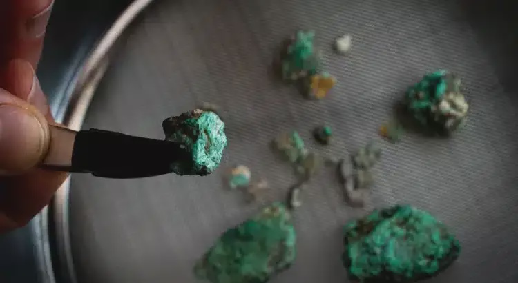 Image from: Scientists Found Strange Green Stones in a Remote Cave 7,300 Feet High, They May Point to One of Europe’s Oldest Copper Workshops