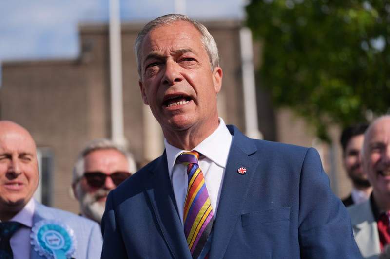 Image from: Nigel Farage addresses 'bizarre AI videos' as pressure mounts on Elon Musk over deepfakes