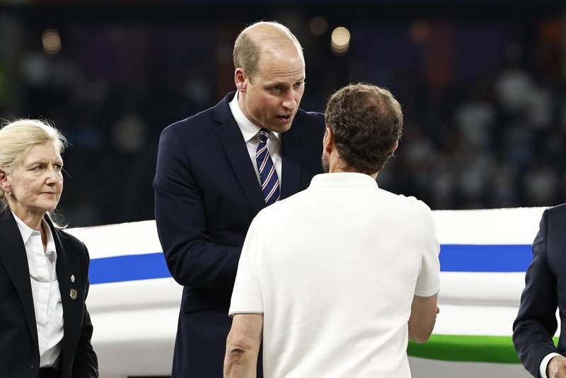 Image from: Prince William told Gareth Southgate which players to select for England squads