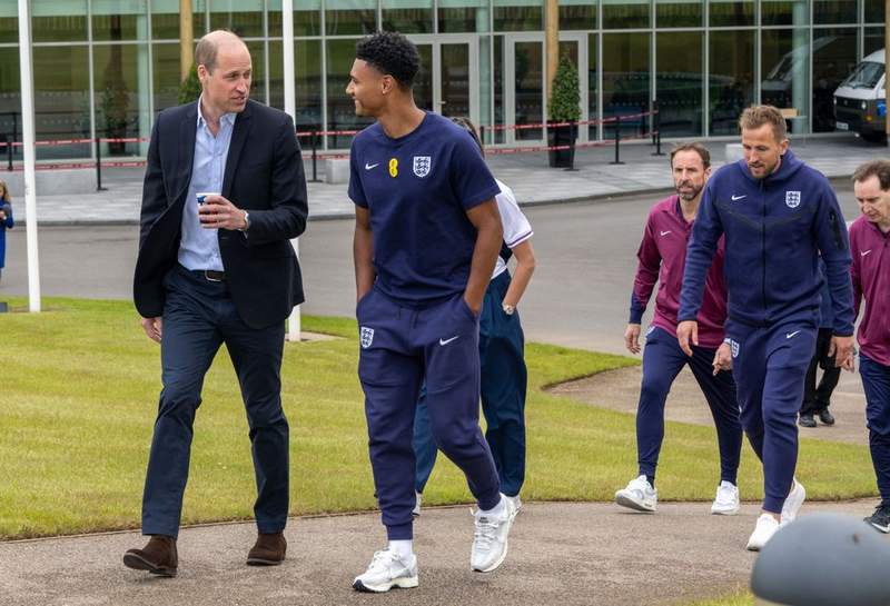 Image from: Prince William told Gareth Southgate which players to select for England squads