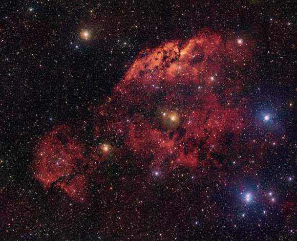 Image from: Astronomers Capture Stunning Cosmic Shapes Hidden Within Star-Forming Nebulae
