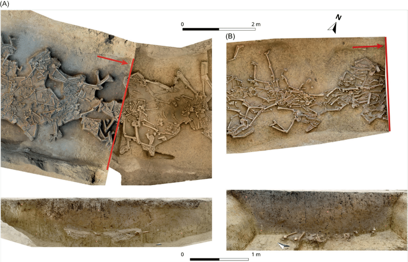 Image from: What Happened to Their Heads? Archaeologists Found 77 Headless Skeletons in a Pit at a 7,000-Year-Old Village