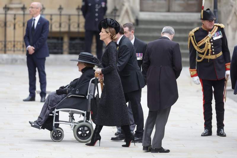 Image from: King's attendance at Lady Pamela Hicks's funeral uncertain amid diary clash