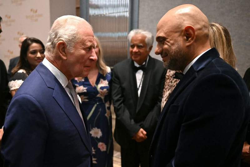 Image from: King celebrates British Asian success at star-studded London reception