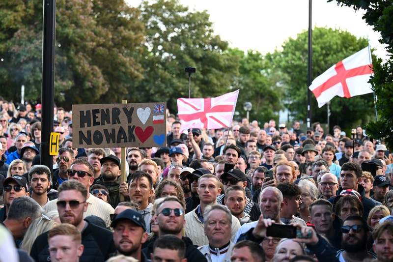 Image from: King praised by Dame for backing British-Asian community after Henry Nowak unrest
