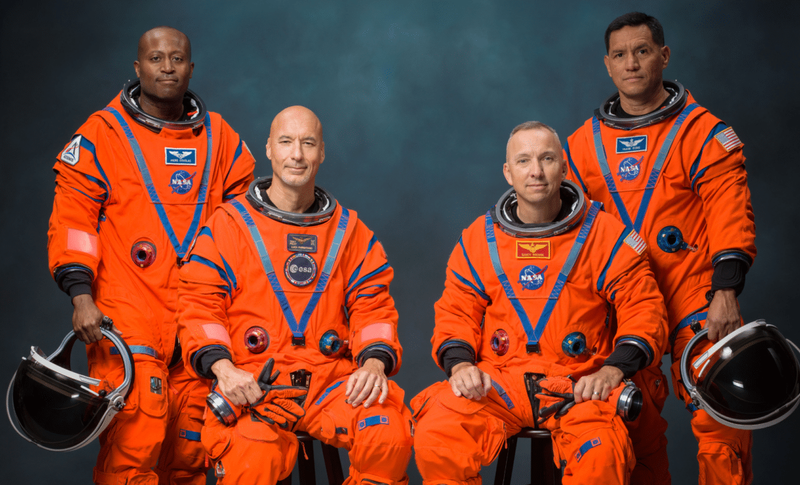 Image from: NASA Names Crew For Artemis III Mission, Marking A Bold Step Back To The Moon