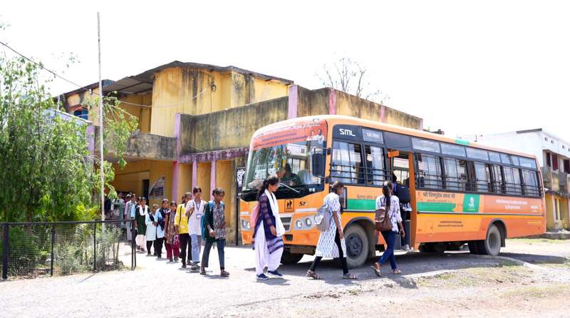Image from: BJP MLAs' free bus service adding to 'Beti Bachao, Beti Padhao' campaign