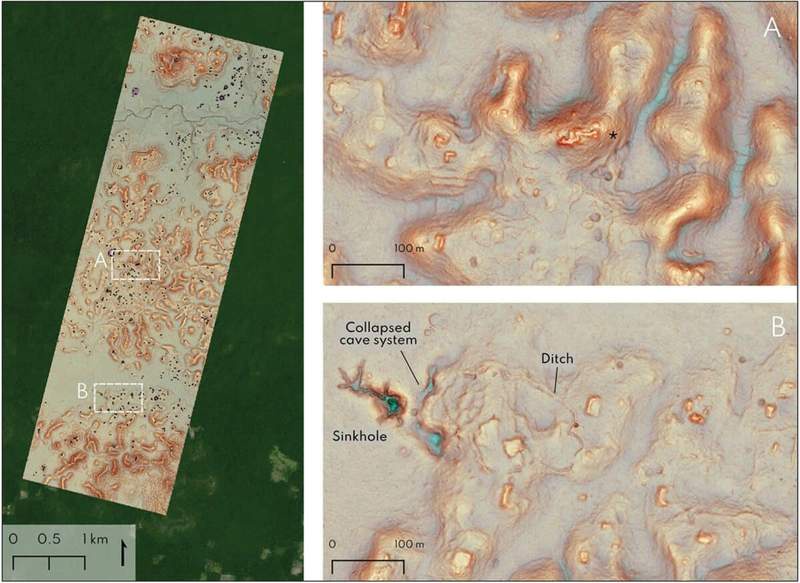 Image from: A Student Searched a Dataset on a Hard Drive and Found a Massive Lost Maya City Hidden Beneath the Jungle