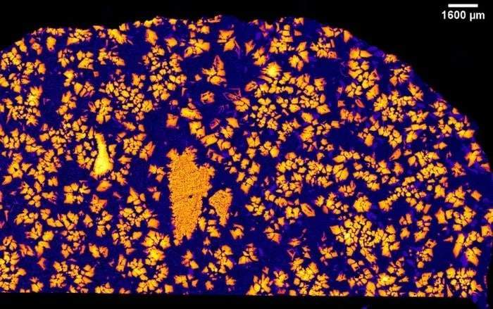 Image from: Researchers Have Discovered a 4.5-Billion-Year-Old Meteorite in the Desert Containing Traces of a Moon-Sized World