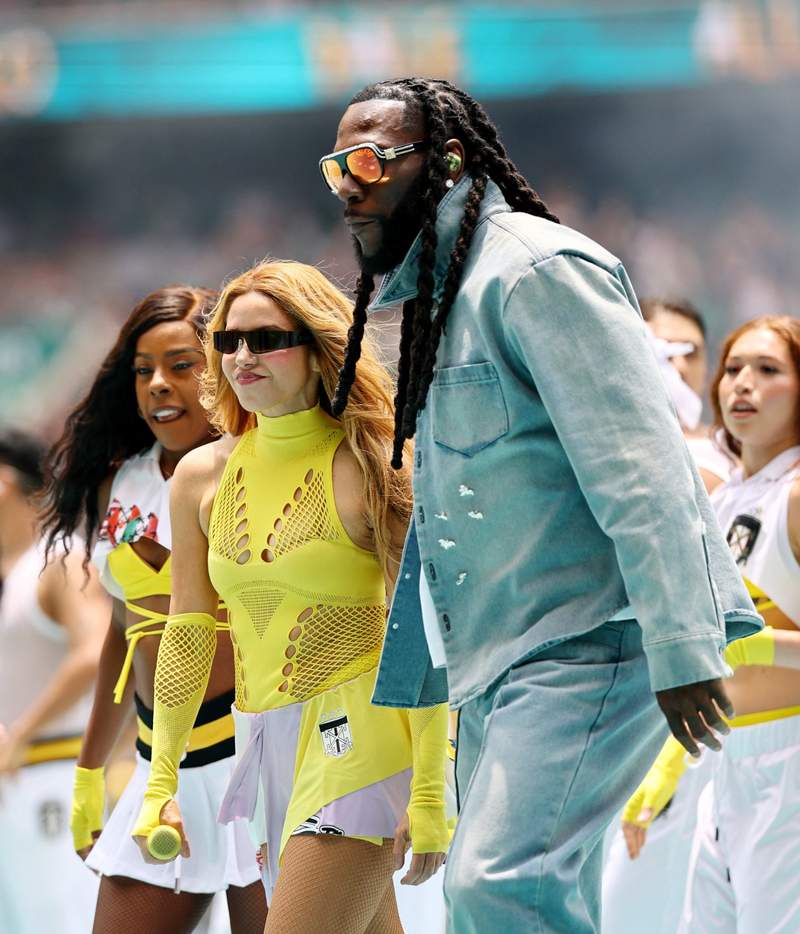 Image from: Shakira's rocking performance at FIFA 2026 opening ceremony in Mexico, Burna Boy joins her for 'Dai Dai'