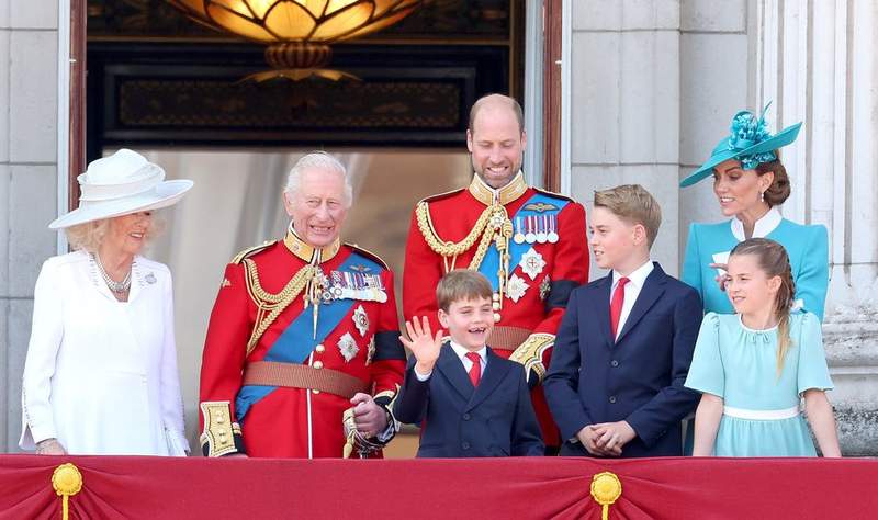 Image from: George, Charlotte and Louis will be 'hugely important' in Trooping the Colour ceremony this year