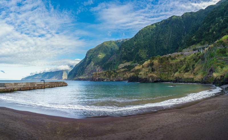 Image from: In Portugal, this stunning black sand beach is the jewel of Madeira island