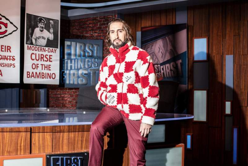 Image from: Nick Wright accuses Taylor Swift of stealing his iconic Chiefs slogan after Knicks Game 4 win