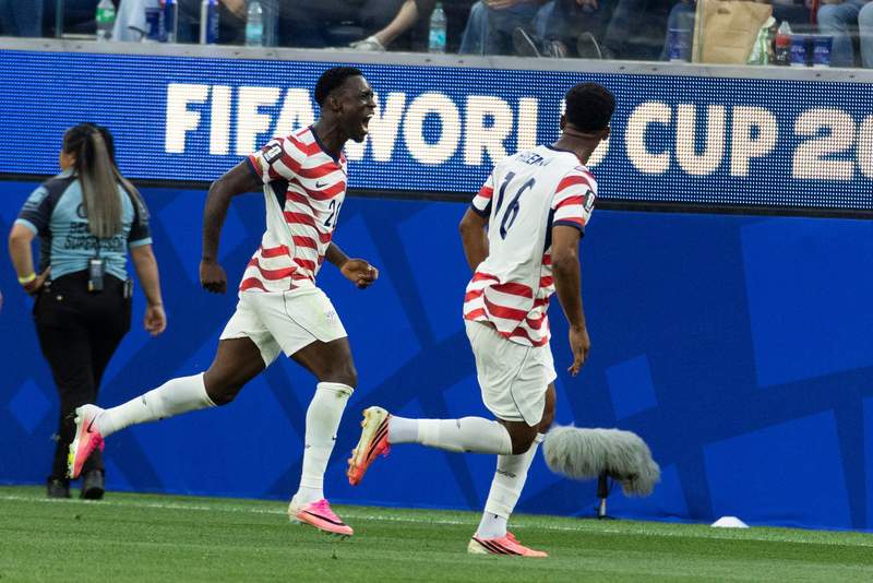 Image from: Co-hosts US crush Paraguay in dominant World Cup opener
