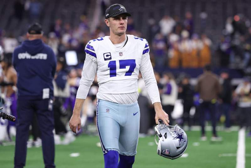Image from: Dallas Cowboys kicker Brandon Aubrey gets honest about how Harry Kane would perform in the NFL